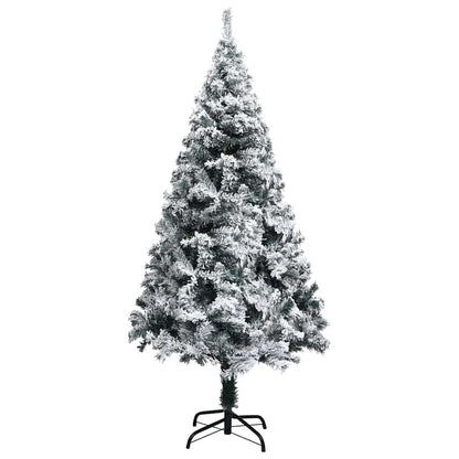 vidaXL Artificial Christmas Tree with 150 LEDs with Stand White 120 cm