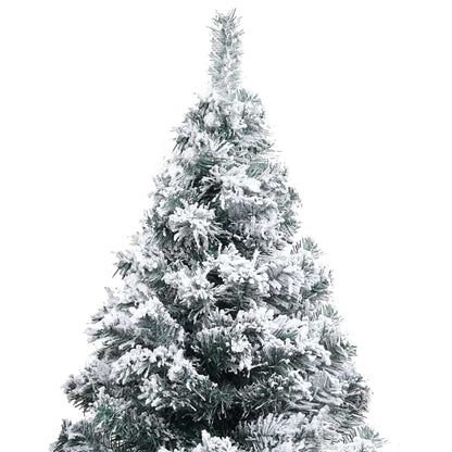 vidaXL Artificial Christmas Tree with 150 LEDs with Stand White 120 cm