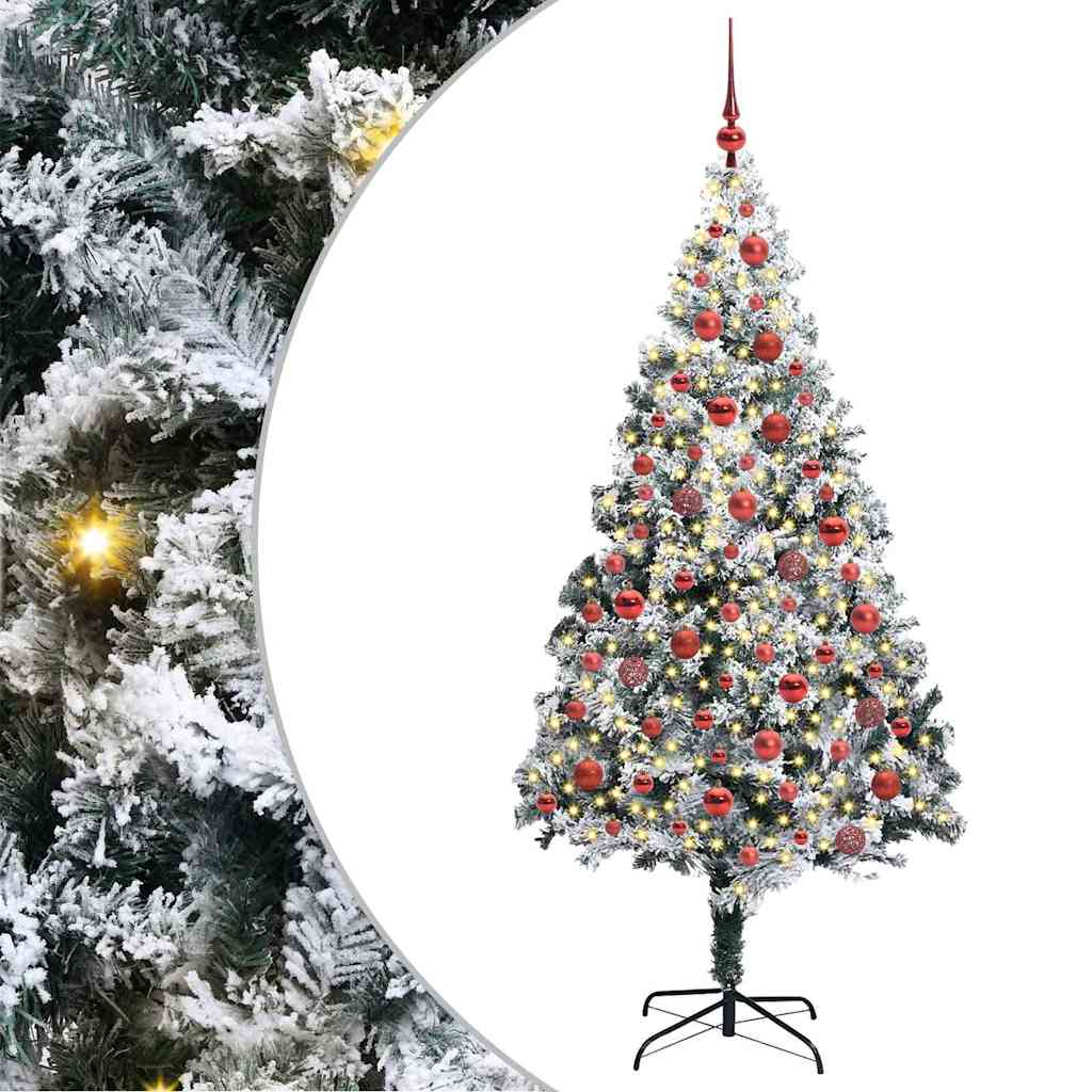 vidaXL Artificial Christmas Tree White 180 cm