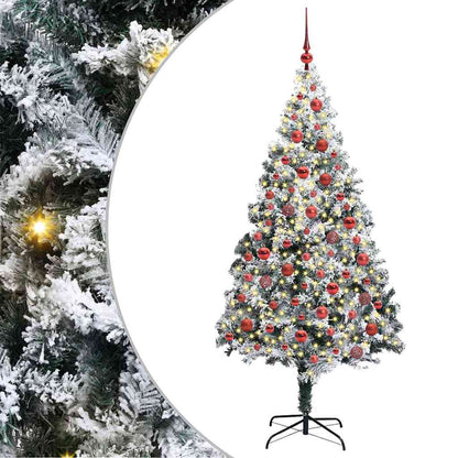 vidaXL Artificial Christmas Tree White 180 cm