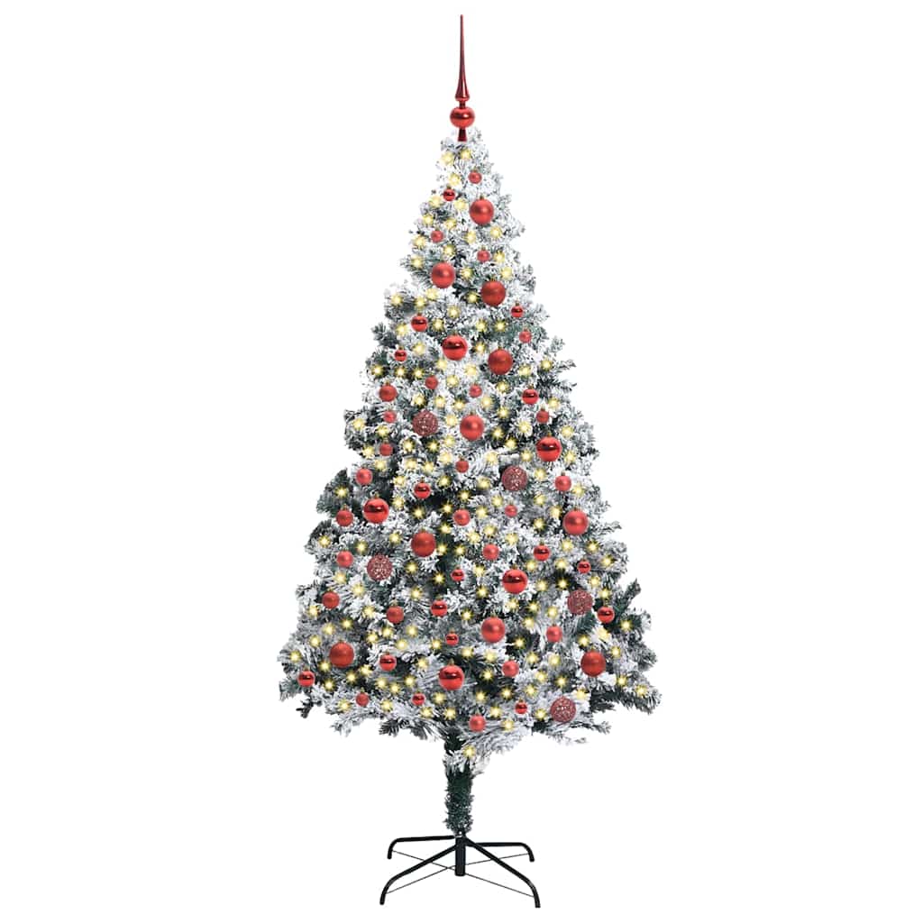 vidaXL Artificial Christmas Tree White 180 cm