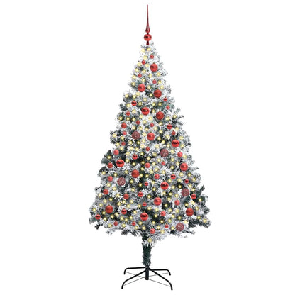 vidaXL Artificial Christmas Tree White 180 cm