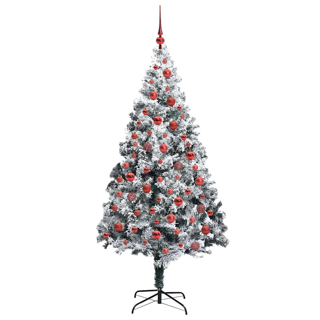 vidaXL Artificial Christmas Tree White 180 cm