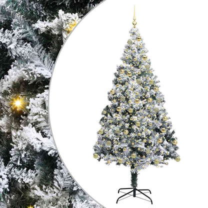 vidaXL Artificial Christmas Tree White 180 cm