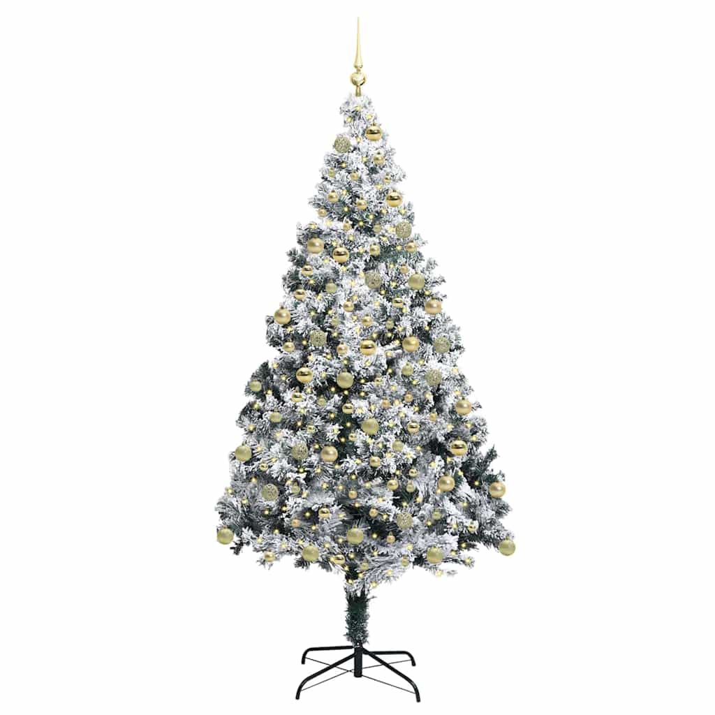 vidaXL Artificial Christmas Tree White 180 cm