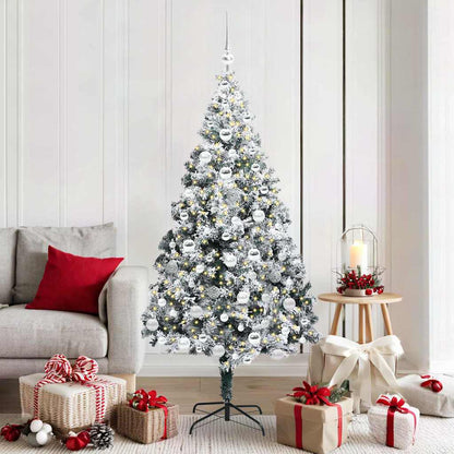 vidaXL Artificial Christmas Tree White 180 cm