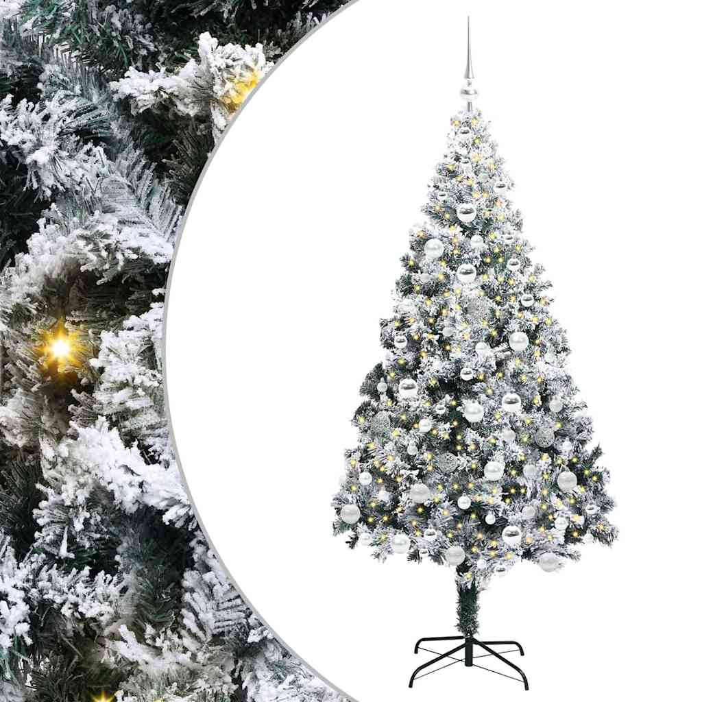 vidaXL Artificial Christmas Tree White 180 cm