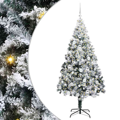 vidaXL Artificial Christmas Tree White 180 cm