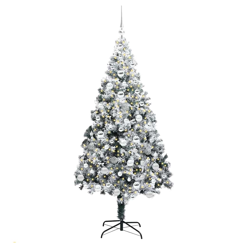 vidaXL Artificial Christmas Tree White 180 cm