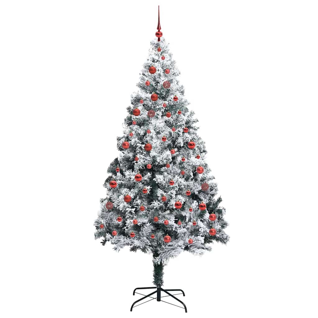 vidaXL Artificial Christmas Tree White 210 cm