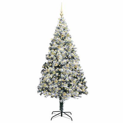 vidaXL Artificial Christmas Tree White 210 cm
