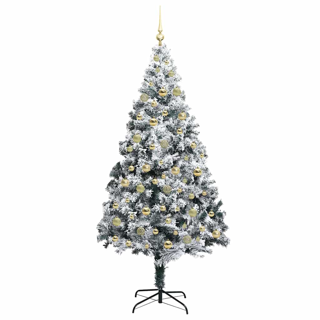 vidaXL Artificial Christmas Tree White 210 cm