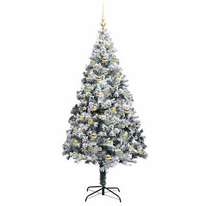 vidaXL Artificial Christmas Tree White 210 cm