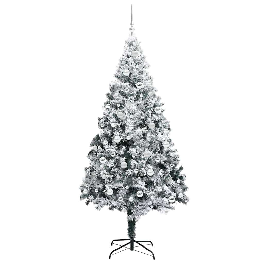 vidaXL Artificial Christmas Tree White 210 cm