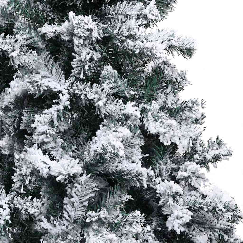 vidaXL Artificial Christmas Tree with 300 LEDs with Stand White 240 cm