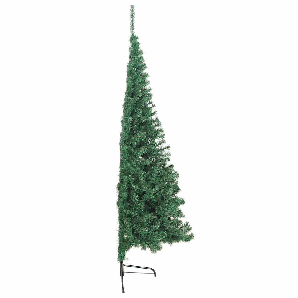 vidaXL Artificial Pre-lit Christmas Tree Green 210 cm PVC