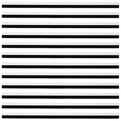 vidaXL Screw-on Door Brush Seals 12 pcs White 100 cm Aluminium Alloy