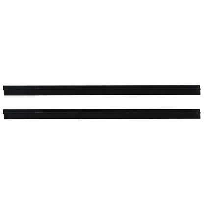 vidaXL Self-adhesive Door Brush Seals 2 pcs 100 cm Aluminium Alloy