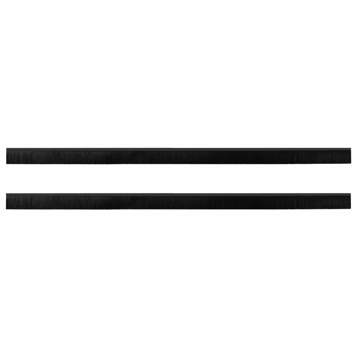 vidaXL Self-adhesive Door Brush Seals 2 pcs 100 cm Aluminium Alloy