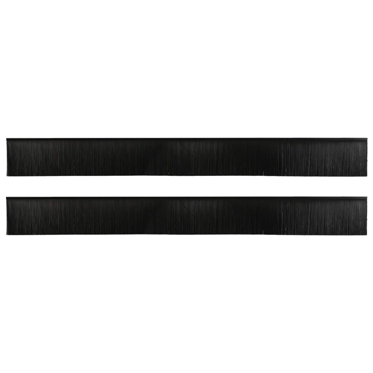 vidaXL Self-adhesive Door Brush Seals 2 pcs 100 cm Aluminium Alloy