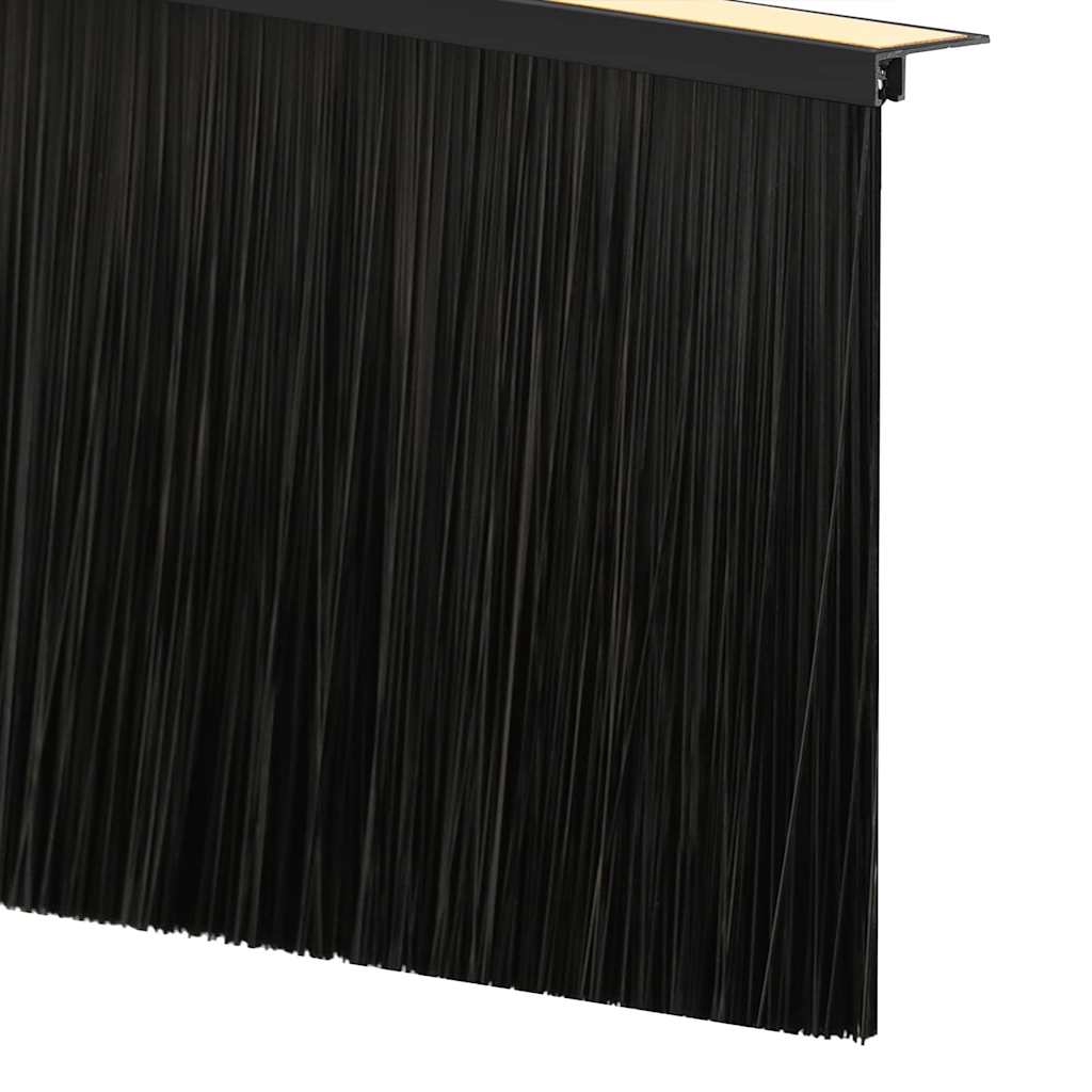 vidaXL Self-adhesive Door Brush Seals 6 pcs 100 cm Aluminium Alloy