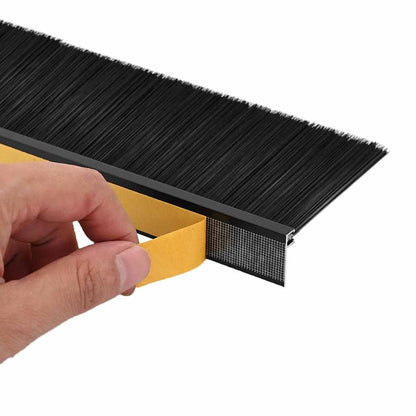vidaXL Self-adhesive Door Brush Seals 6 pcs 100 cm Aluminium Alloy