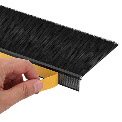 vidaXL Self-adhesive Door Brush Seals 6 pcs 100 cm Aluminium Alloy