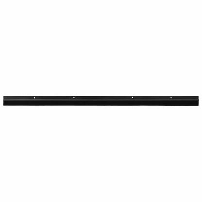 vidaXL Screw-on Door Brush Seals 2 pcs Black 100 cm Aluminium Alloy