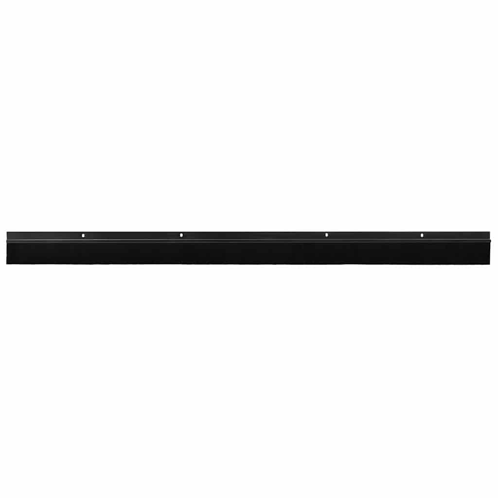 vidaXL Screw-on Door Brush Seals 2 pcs Black 100 cm Aluminium Alloy