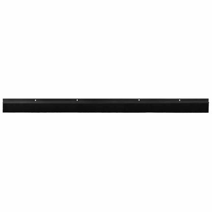 vidaXL Screw-on Door Brush Seals 2 pcs Black 100 cm Aluminium Alloy