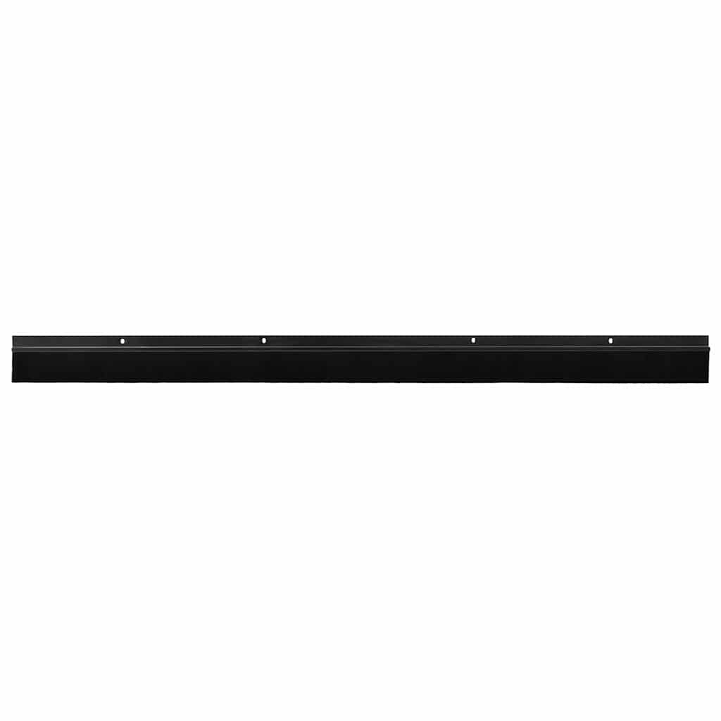 vidaXL Screw-on Door Brush Seals 12 pcs Black 100 cm Aluminium Alloy