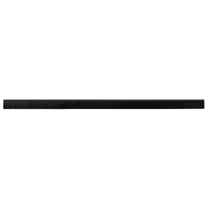 vidaXL Screw-on Door Brush Seals 6 pcs Black 100 cm Aluminium Alloy