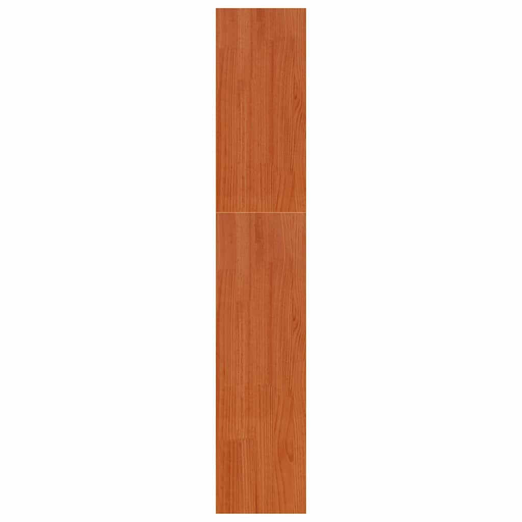 vidaXL Book Cabinet Wax Brown 80 x 30 x 167.5 cm Solid Pine Wood