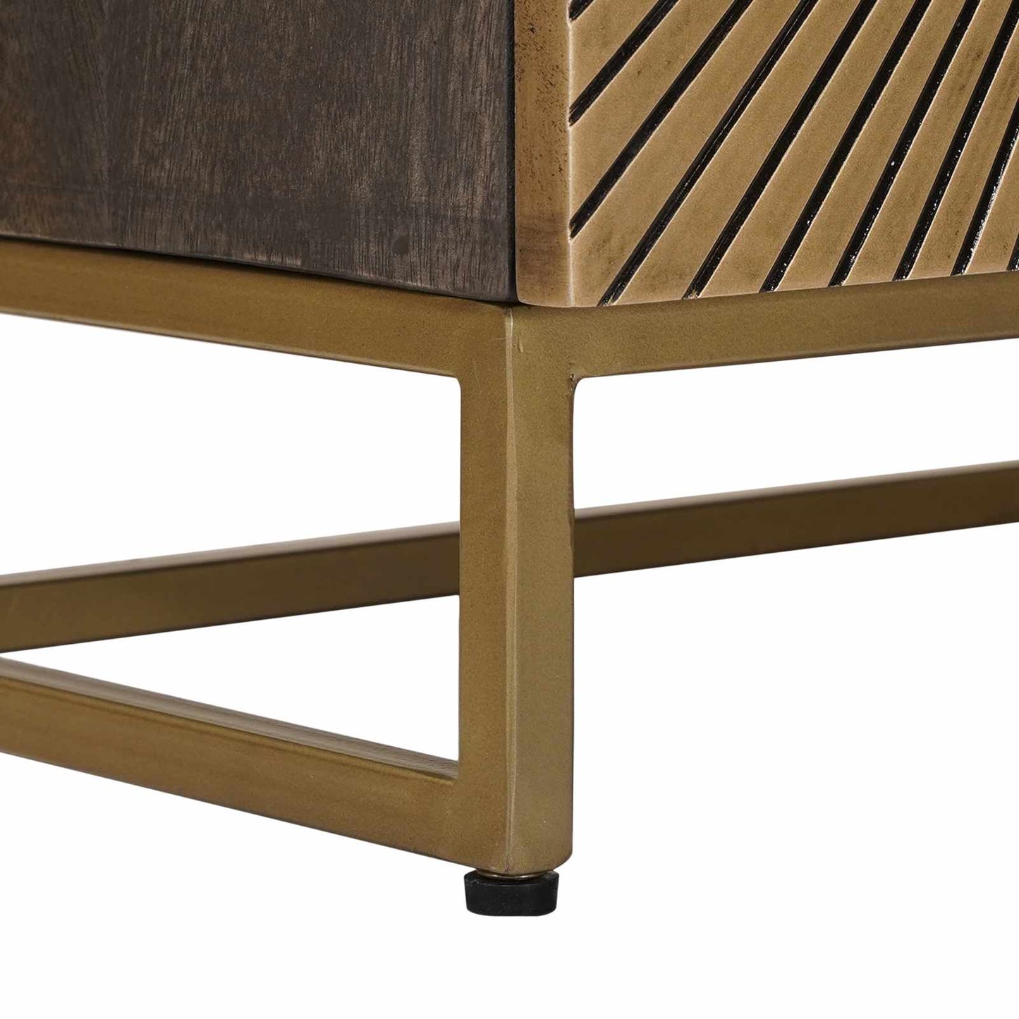 vidaXL Handmade Bedside Cabinet Coffee Brown 40 x 30 x 50 cm