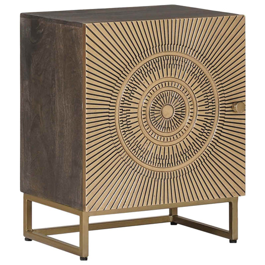 vidaXL Handmade Bedside Cabinet Coffee Brown 40 x 30 x 50 cm