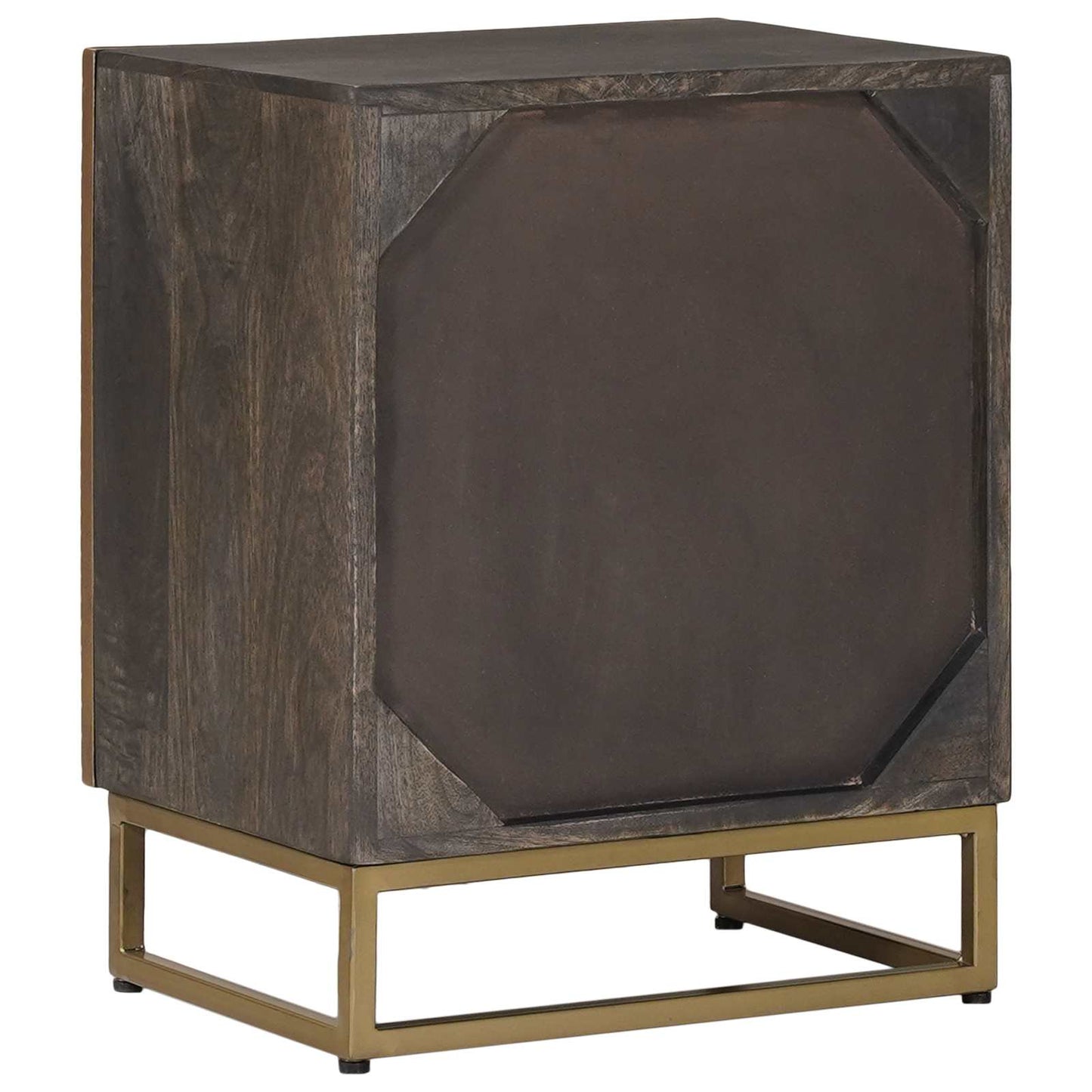 vidaXL Handmade Bedside Cabinet Coffee Brown 40 x 30 x 50 cm