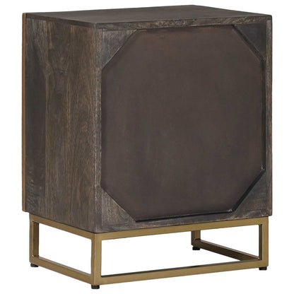 vidaXL Handmade Bedside Cabinet Coffee Brown 40 x 30 x 50 cm