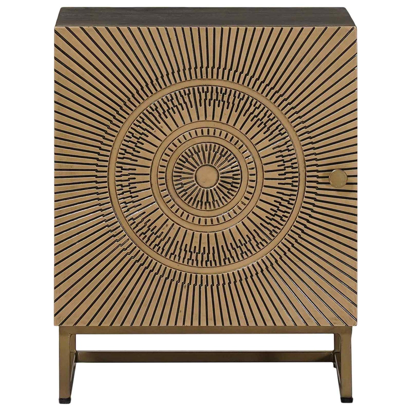 vidaXL Handmade Bedside Cabinet Coffee Brown 40 x 30 x 50 cm