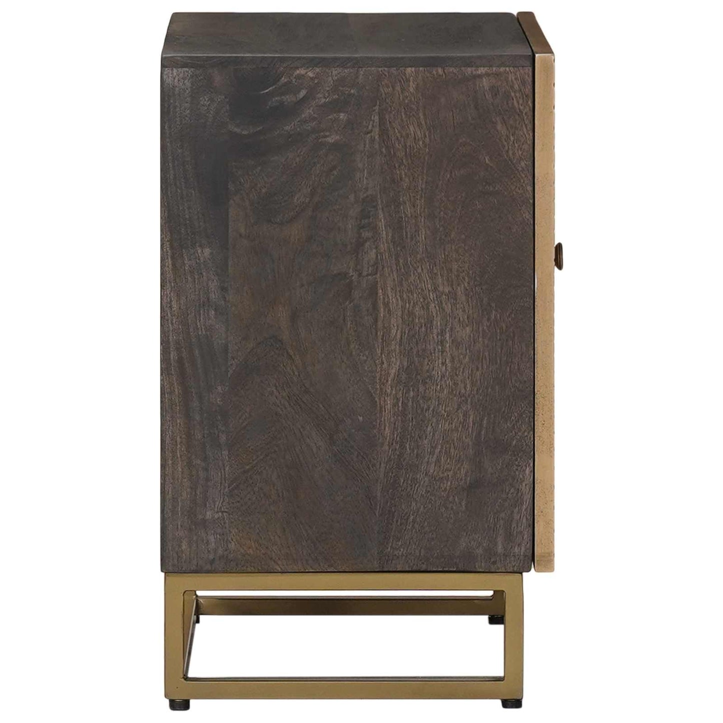 vidaXL Handmade Bedside Cabinet Coffee Brown 40 x 30 x 50 cm
