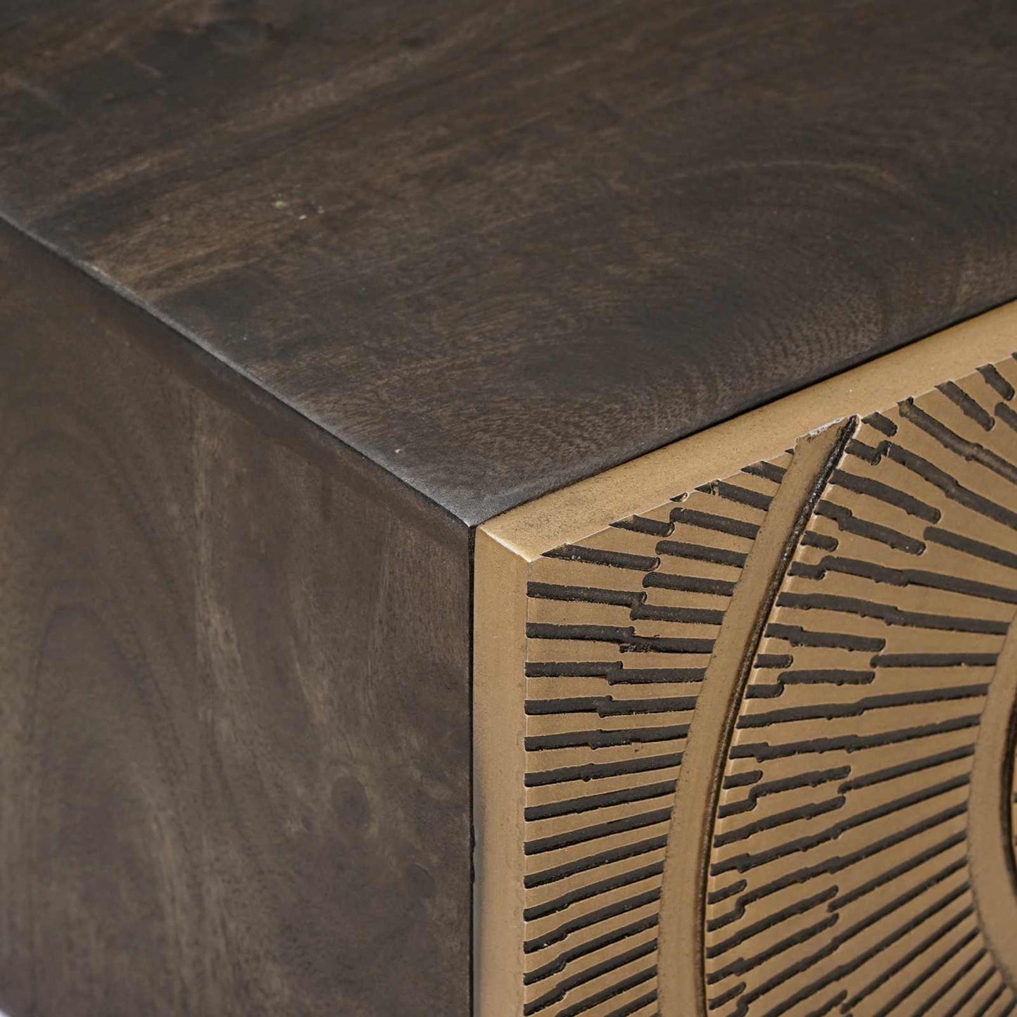 vidaXL Handmade Bedside Cabinet Coffee Brown 40 x 30 x 20 cm