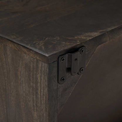 vidaXL Handmade Bedside Cabinet Coffee Brown 40 x 30 x 20 cm