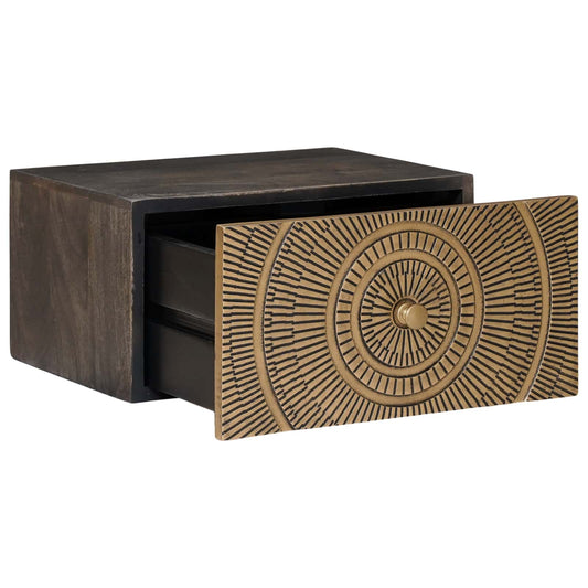 vidaXL Handmade Bedside Cabinet Coffee Brown 40 x 30 x 20 cm
