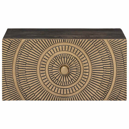vidaXL Handmade Bedside Cabinet Coffee Brown 40 x 30 x 20 cm