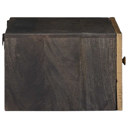 vidaXL Handmade Bedside Cabinet Coffee Brown 40 x 30 x 20 cm
