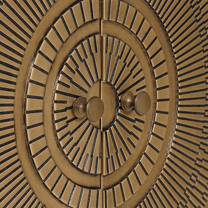 vidaXL Sideboard Brass 53.5 x 30 x 70 cm