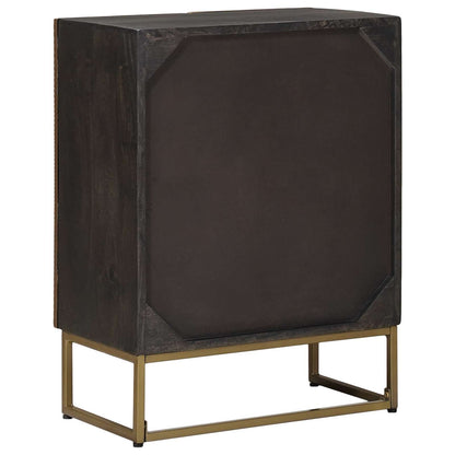 vidaXL Sideboard Brass 53.5 x 30 x 70 cm