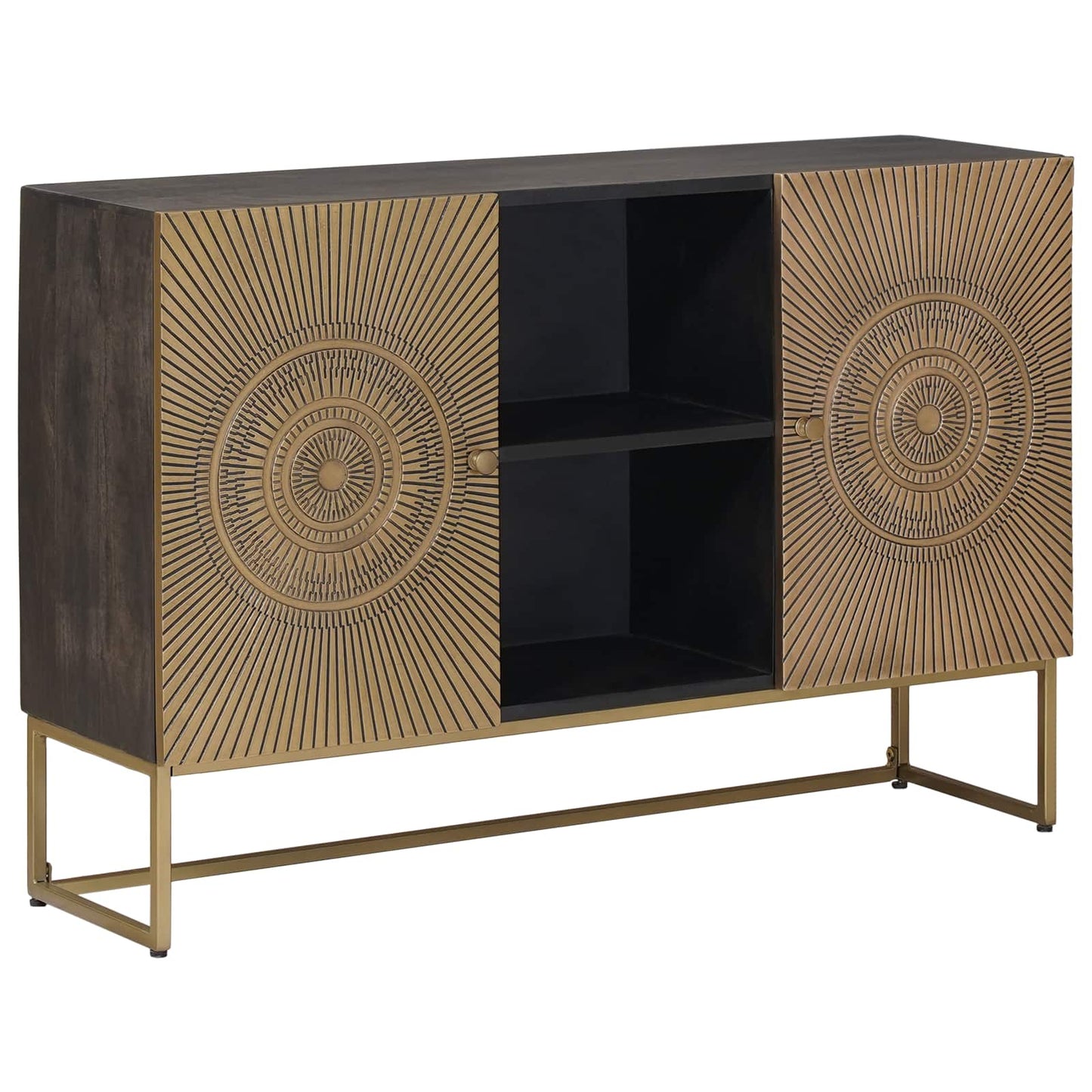 vidaXL Sideboard Brass 105 x 30 x 70 cm