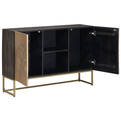 vidaXL Sideboard Brass 105 x 30 x 70 cm