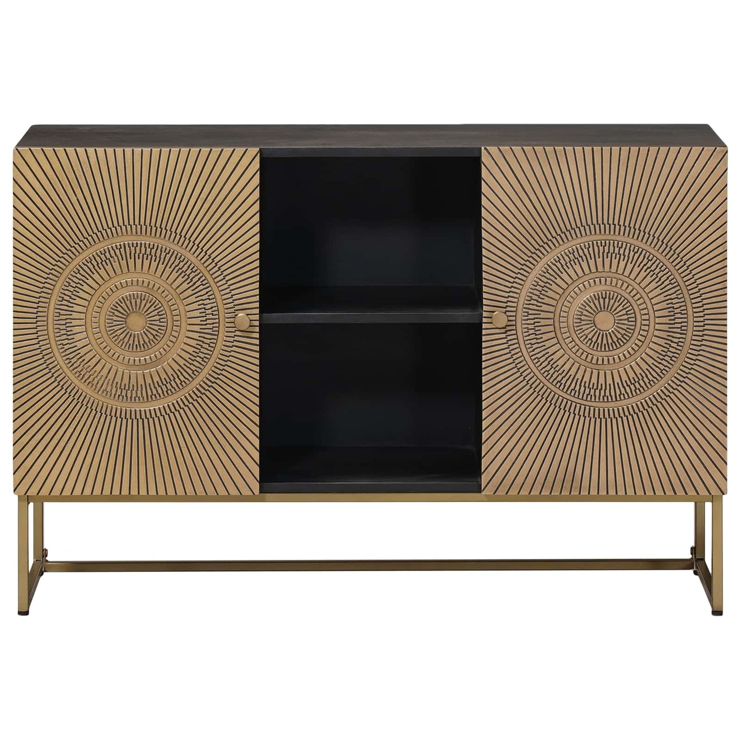 vidaXL Sideboard Brass 105 x 30 x 70 cm