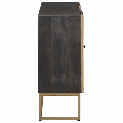 vidaXL Sideboard Brass 105 x 30 x 70 cm